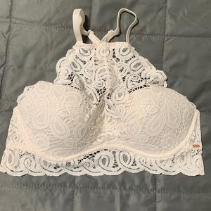 PINK lace push up bra